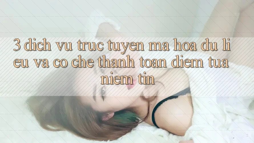 3. Dịch vụ trực tuyến Mã hóa dữ liệu Và Cơ Chế Thanh toán: Điểm Tựa Niềm Tin