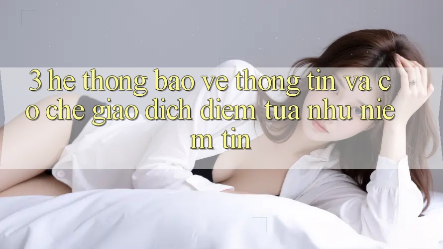 3. Hệ Thống Bảo vệ thông tin Và Cơ Chế Giao Dịch: Điểm Tựa như Niềm Tin 3. Hệ Thống Bảo vệ thông tin Và Cơ Chế Giao Dịch: Điểm Tựa như Niềm Tin