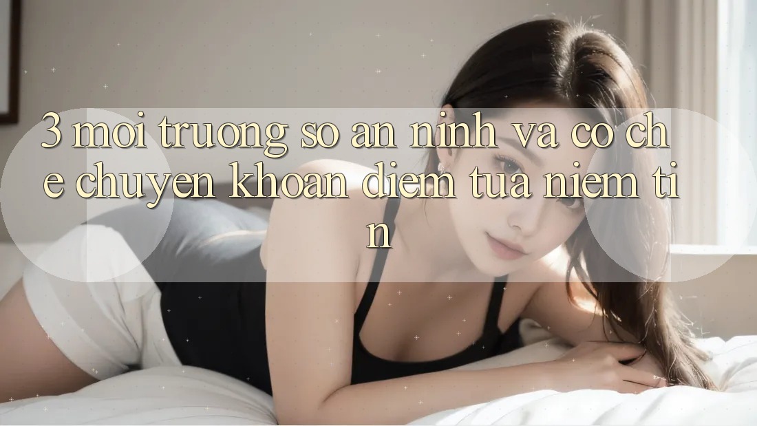 3. Môi trường số An ninh Và Cơ Chế Chuyển khoản: Điểm Tựa Niềm Tin 3. Môi trường số An ninh Và Cơ Chế Chuyển khoản: Điểm Tựa Niềm Tin