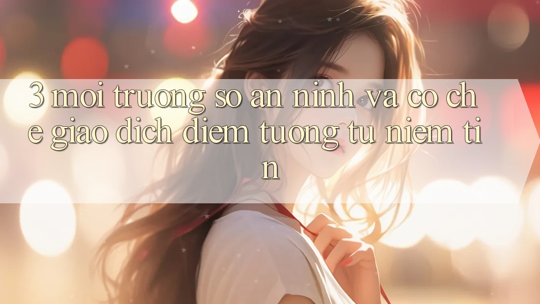 3. Môi trường số An ninh Và Cơ Chế Giao Dịch: Điểm Tương tự Niềm Tin 3. Môi trường số An ninh Và Cơ Chế Giao Dịch: Điểm Tương tự Niềm Tin