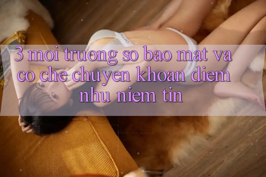 3. Môi trường số Bảo Mật Và Cơ Chế Chuyển khoản: Điểm Như Niềm Tin 3. Môi trường số Bảo Mật Và Cơ Chế Chuyển khoản: Điểm Như Niềm Tin