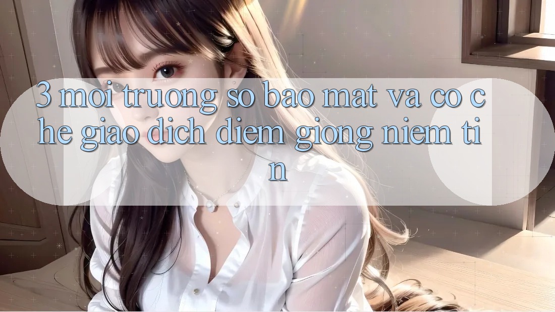 3. Môi trường số Bảo Mật Và Cơ Chế Giao Dịch: Điểm Giống Niềm Tin 3. Môi trường số Bảo Mật Và Cơ Chế Giao Dịch: Điểm Giống Niềm Tin