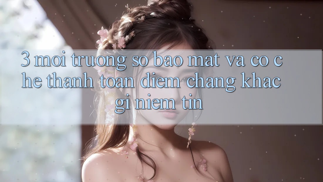 3. Môi trường số Bảo Mật Và Cơ Chế Thanh toán: Điểm Chẳng khác gì Niềm Tin