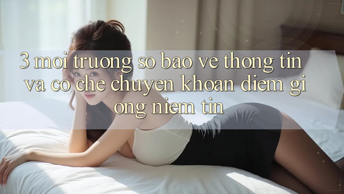 3. Môi trường số Bảo vệ thông tin Và Cơ Chế Chuyển khoản: Điểm Giống Niềm Tin 3. Môi trường số Bảo vệ thông tin Và Cơ Chế Chuyển khoản: Điểm Giống Niềm Tin