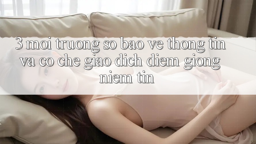 3. Môi trường số Bảo vệ thông tin Và Cơ Chế Giao Dịch: Điểm Giống Niềm Tin 3. Môi trường số Bảo vệ thông tin Và Cơ Chế Giao Dịch: Điểm Giống Niềm Tin