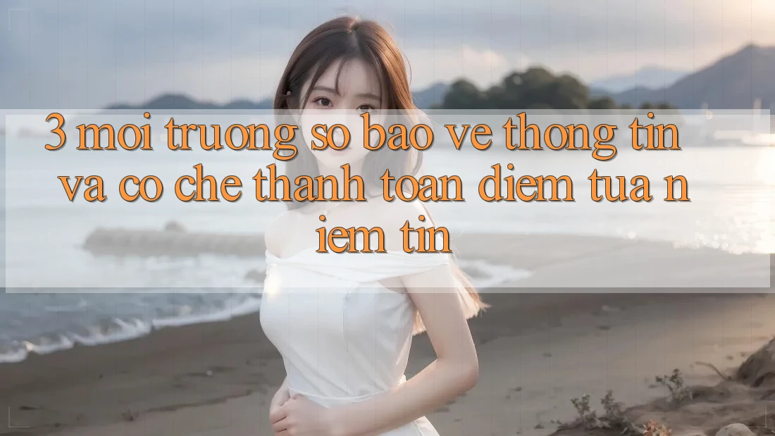3. Môi trường số Bảo vệ thông tin Và Cơ Chế Thanh toán: Điểm Tựa Niềm Tin 3. Môi trường số Bảo vệ thông tin Và Cơ Chế Thanh toán: Điểm Tựa Niềm Tin