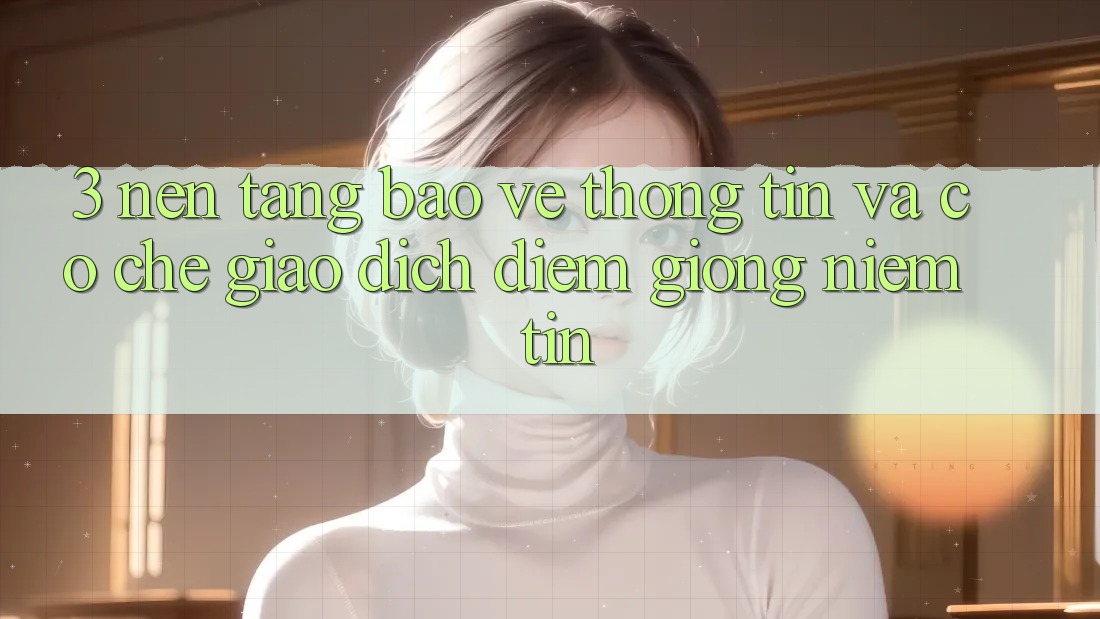 3. Nền tảng Bảo vệ thông tin Và Cơ Chế Giao Dịch: Điểm Giống Niềm Tin 3. Nền tảng Bảo vệ thông tin Và Cơ Chế Giao Dịch: Điểm Giống Niềm Tin