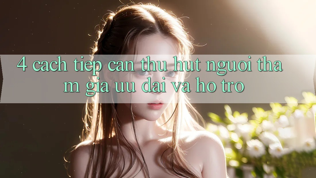 4. Cách tiếp cận Thu Hút Người tham gia: Ưu Đãi Và Hỗ trợ 4. Cách tiếp cận Thu Hút Người tham gia: Ưu Đãi Và Hỗ trợ