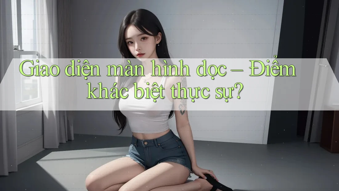 Giao diện màn hình dọc – Điểm khác biệt thực sự? Giao diện màn hình dọc – Điểm khác biệt thực sự?