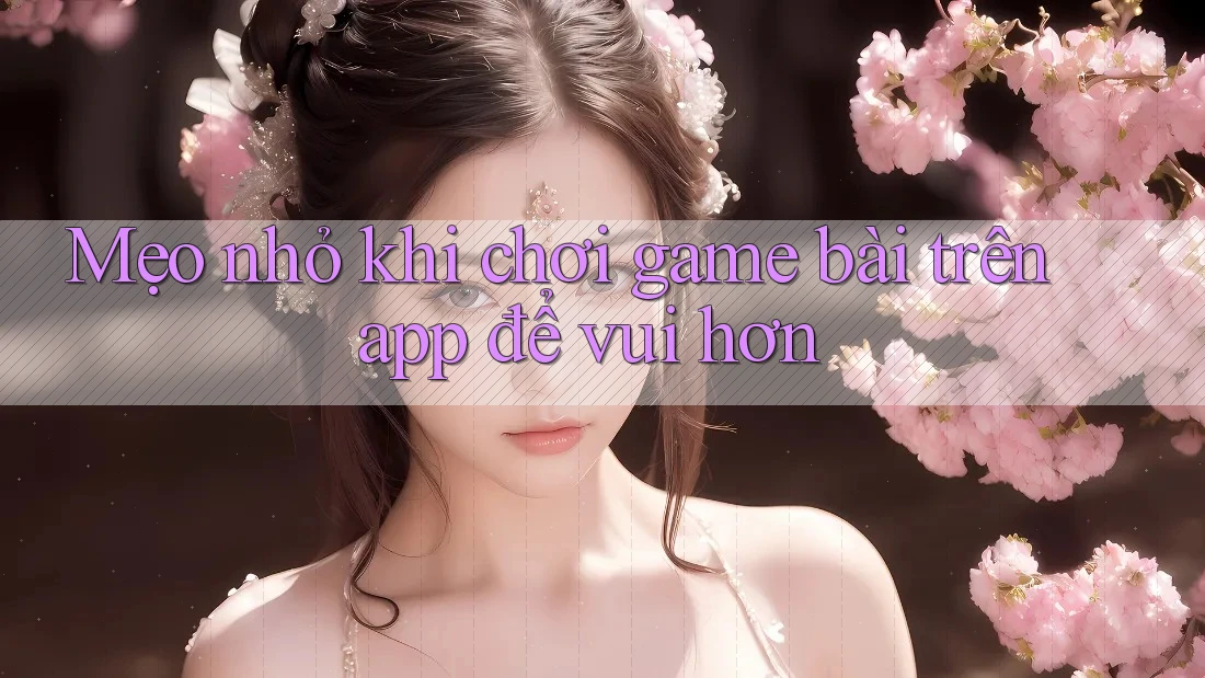 Mẹo nhỏ khi chơi game bài trên app để vui hơn